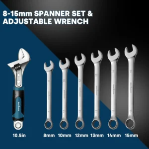 220-Piece Home Tool Kit with Toolbox - Thumbnail Image 6