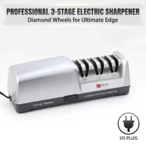 18W 3-Stage 15° Electric Diamond Knife Sharpener - Thumbnail Image 7
