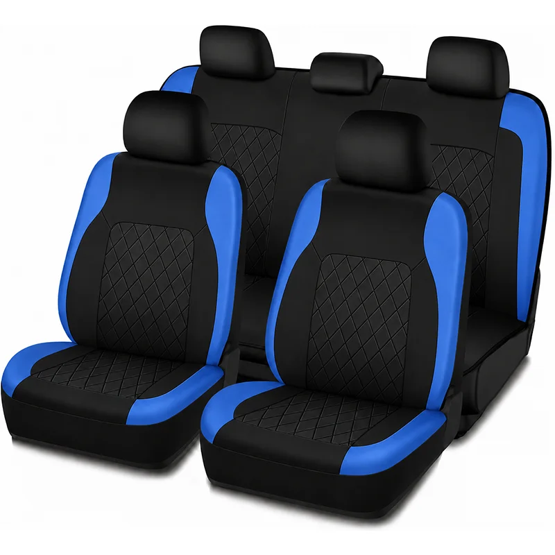 PU Leather Car Seat Covers, Universal Fit - Image 4