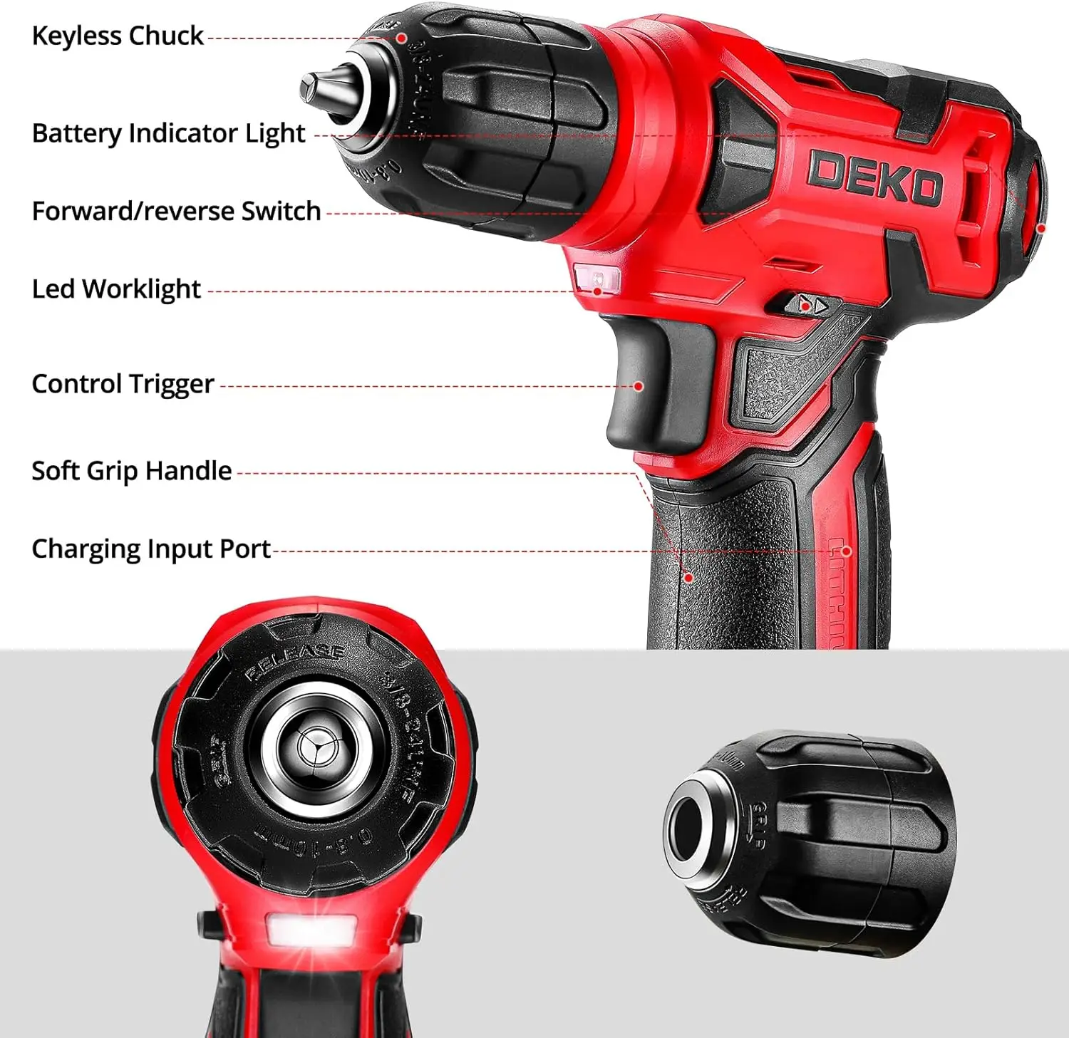 126-Piece 8V Cordless Drill & Tool Kit - Image 4