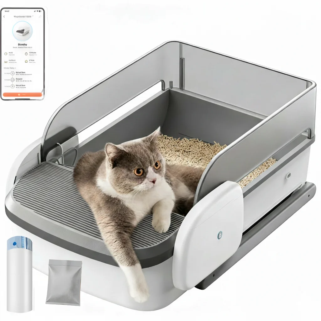 Automatic Self-Cleaning Cat Litter Box, App Control - Image 1