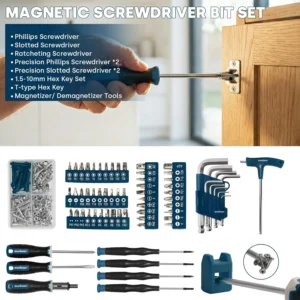 220-Piece Home Tool Kit with Toolbox - Thumbnail Image 5