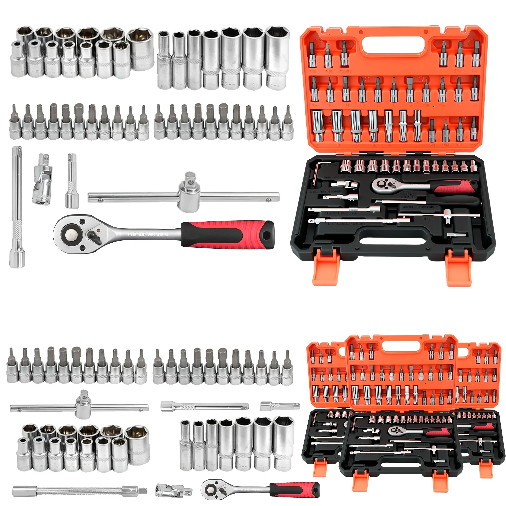 899/52-Piece Professional Tool Set, Portable Toolbox - Image 6