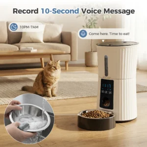 4L Automatic Cat Feeder, WiFi App Control - Thumbnail Image 5
