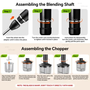 110V Multi-Purpose 5-in-1 Electric Blender Set - Thumbnail Image 6