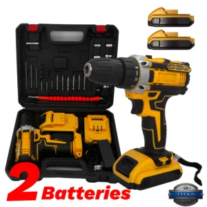 24-Piece Cordless Drill & Electric Screwdriver Kit