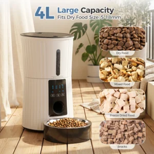 4L Automatic Cat Feeder, WiFi App Control