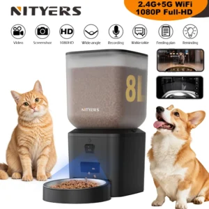 8L Automatic Cat Feeder with 1080P Camera