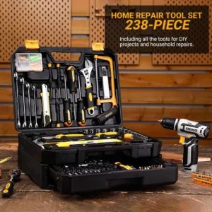 12V Cordless Drill & Home Tool Kit - Thumbnail Image 5